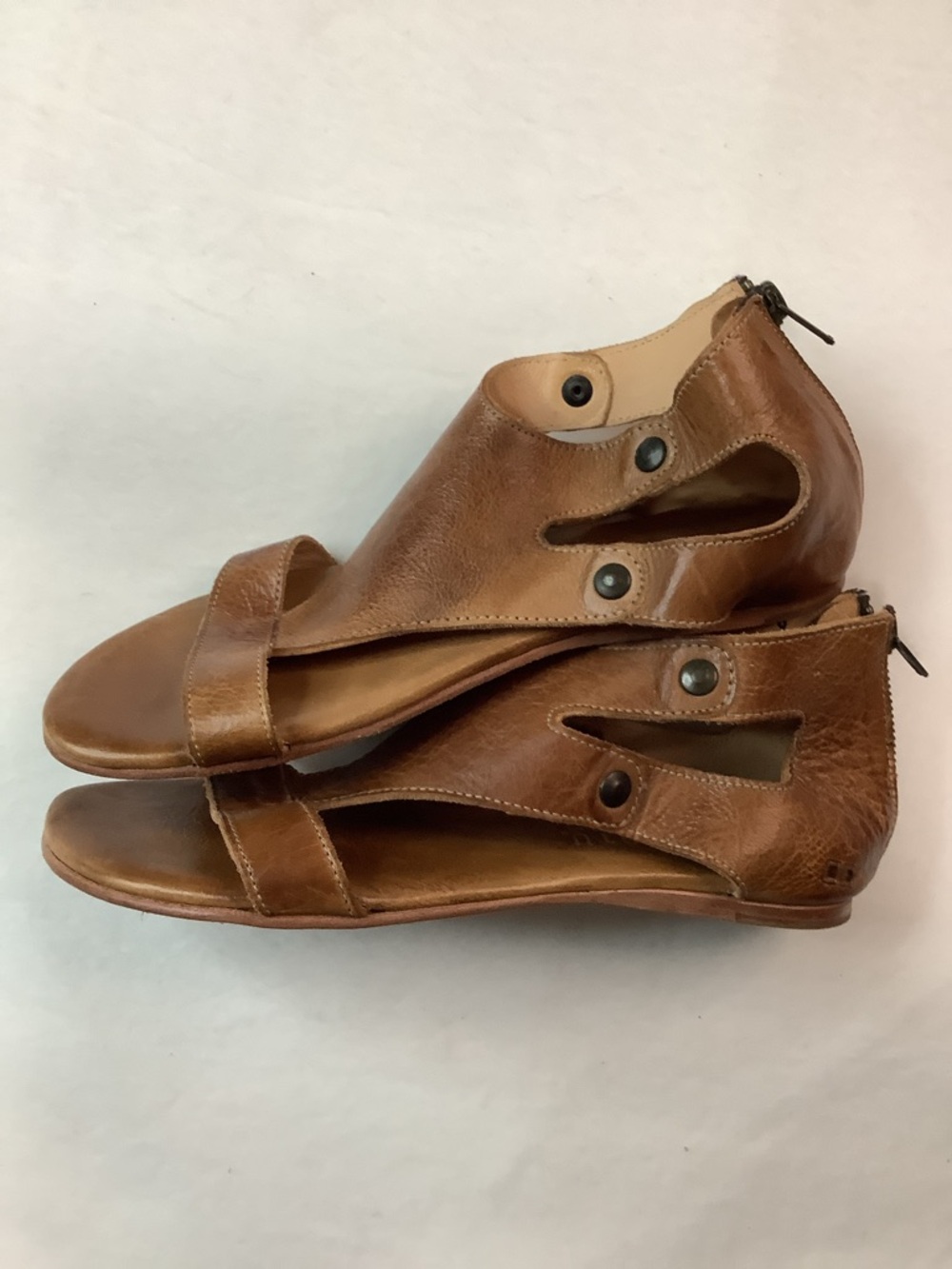 BED STU Soto Brown Leather Sandal Sz 9 - Picture 3 of 8